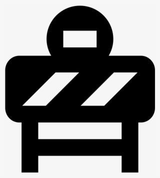 The Universal Road Closure Sign, A Generic Sawhorse - Icon