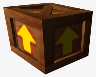 Crash Bandicoot The Wrath Of Cortex Wooden Arrow Crate - Crash Bandicoot Crate Arrow