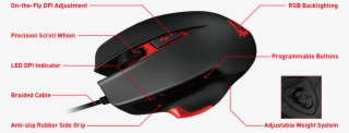 Msi Interceptor Ds300 Gaming Mouse