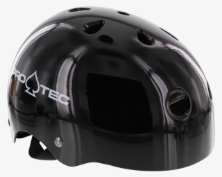 Protec Classic Gloss Black Helmet - Protec Classic Gloss Black- X-large Helmet, Black