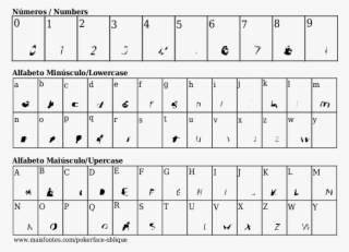 Font Details Pokerface Oblique - Frutilla Script Font