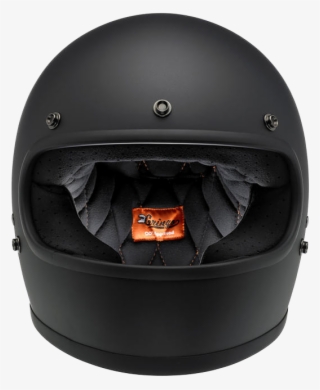 Biltwell Gringo Helmet - Biltwell Inc. Gringo Flat Black Full Face Helmet M