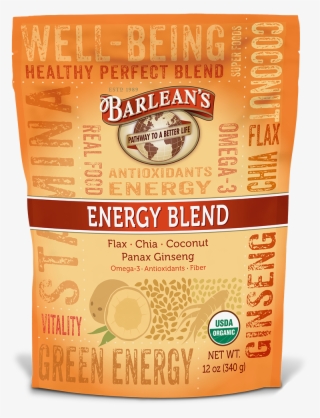 Organic Energy Seed Blend - Barlean's Total Omega Swirl - Orange Cream - 8 Fl Oz