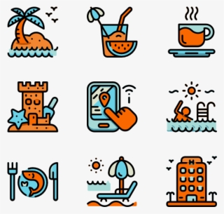 Beach - Iconos Para Infografias Png
