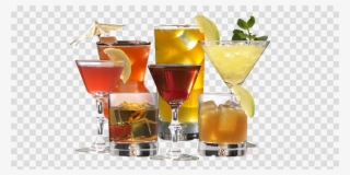 Cocktails Png Clipart Cocktail Tequila Sunrise - Transparent Drinks Clipart
