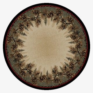 Dean Mt Le Conte Cabin Pinecone Round 5393quot Area