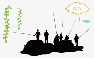 Lure Angling Fisherman Fly Man Transprent Png - Fishing Vector Free