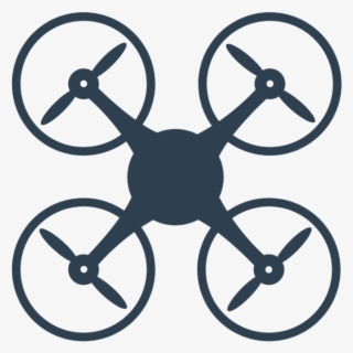 Logo - Drone Black And White Clipart Gif