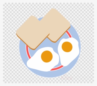 Eggs And Toast Clipart Toast Breakfast Fried Egg - Sad Emoji Ios Transparent