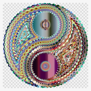 Psychedelic Yin And Yang Clipart Psychedelia Psychedelic - Yin Yang Psychedelic Png