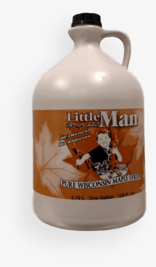 One Gallon Little Man Syrup Jug