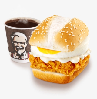 Spicy Zinger Fillet Topped With A Delicious Sunny Side-up