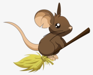 Mouse Broom 1 - Transformice Mouse