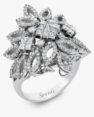 This Beautiful White Gold Ring Sparkles Like A Star - White Gold Ring