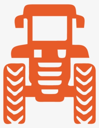 Sharkfarmer Icons Tractor Orange - Infographic Of Product Supply Chain