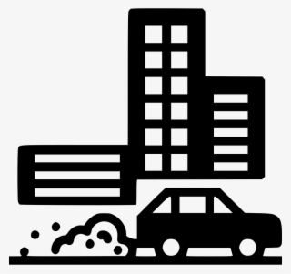 Air Pollution Savefuel Waste Building Comments - Air Pollution City Icon