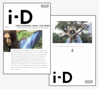 I-d Magazine - Miynt - Flyer
