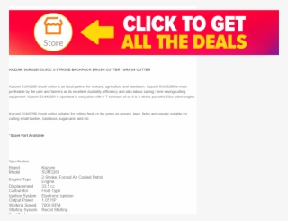 Kazumi Backpack Brush Cutter / Grass Cutter - Tp-link Archer Mr200