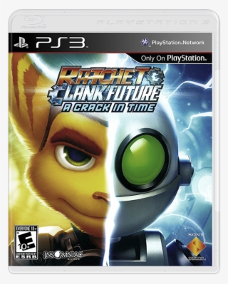 Sony Playstation 3 Disc Games 2d Box Pack - Ratchet And Clank A Crack In Time Box Art