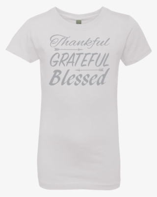 "thankful, Grateful, Blessed"-gray - T-shirt
