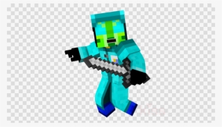 Minegreft Render Clipart Minecraft Diamond Sword Video - Five Nights At Freddy's Bonnie Animatronic