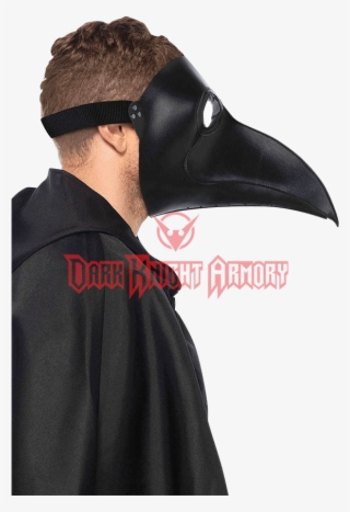 Faux Leather Plague Doctor Mask