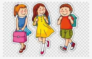 Kids Going To School Png Clipart School Clip Art