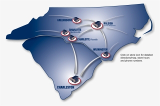 No Matter Where You Are In The Carolinas, We Are Just - Map