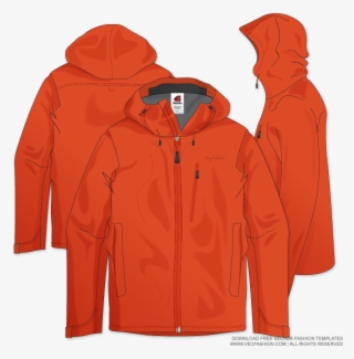 Men Climbing Jacket Template