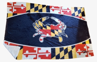 Maryland Flag Crab Blanket - Maryland