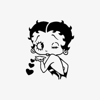 Stickers Betty Boop 1 Muñecas Country, Cuadros Pintura, - Betty Boop Silhouette Png