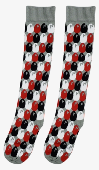 Multi-colored All Over Egg Socks - Sock