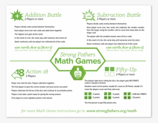 Math Games Handout En Day-of Printable