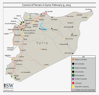 Syria Control Map Feb 9 Hi - Syria