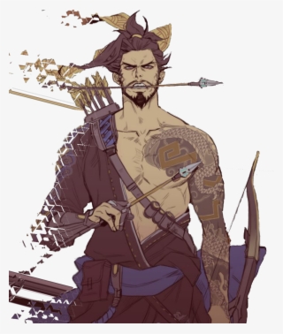 Hanzo Sticker - Overwatch Hanzo