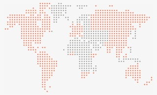 Where Are You Traveling - Dotted World Map Png