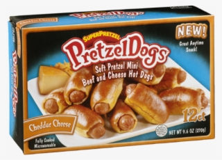 Superpretzel Pretzeldogs Soft Pretzel Mini Beef And - Super Pretzel Hot Dog