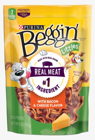 Beggin' Littles Bacon & Cheese Dog Treats - Purina Beggin' Strips Dog Treats Thick Cut Hickory