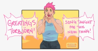 And Zarya Wants To Spread Her Knowledge Of Dabbing - Cartoon
