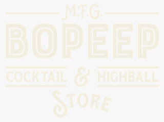 Scroll Down To Content - The Ragtrader & Bo Peep Cocktail And Highball Store