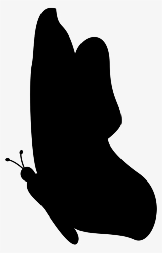 Png File Svg - Butterfly Side Silhouette