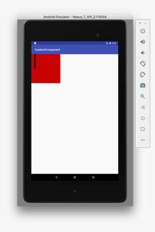 Line Drawn Using Canvas In Android - Primitive Wrapper Class