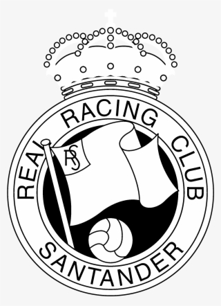 Santander Logo Black And White - Racing De Santander