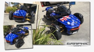 Can Am Spyder Vinyl Wrap - Brp Can-am Spyder Roadster