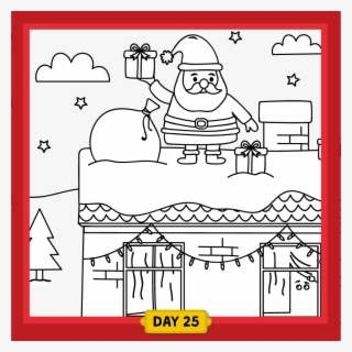 Get Colouring - Santa - Cartoon