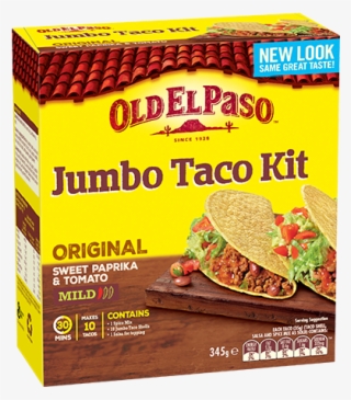 Jumbo Taco Kit - Old El Paso Beef And Bean Chilli Burrito Kit 620g