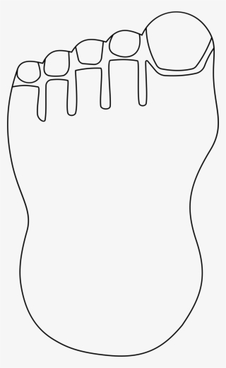 This Free Icons Png Design Of Foot Outline