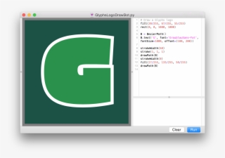 Drawbot - Glyphs Logo