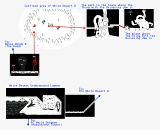 White Desert Underground Area Map - Yume Nikki White Desert Map