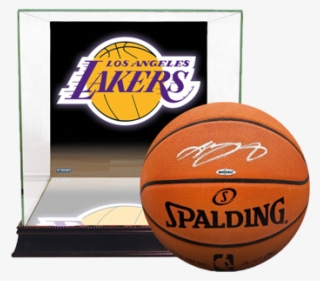 Los Angeles Lakers Lebron James Signed Basketball With - Lebron James Signed Basketball - Authentic Spalding